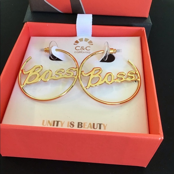 C&C California Jewelry - C & C California Boss Hoop Earrings